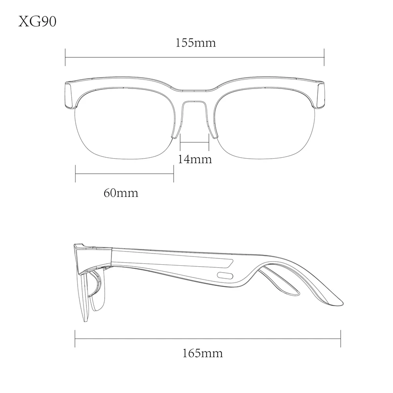Smart Glasses Lens - Xiaomi 8KスマートAIグラス 2400MP 翻訳機能 Bluetooth対話録音 音楽再生