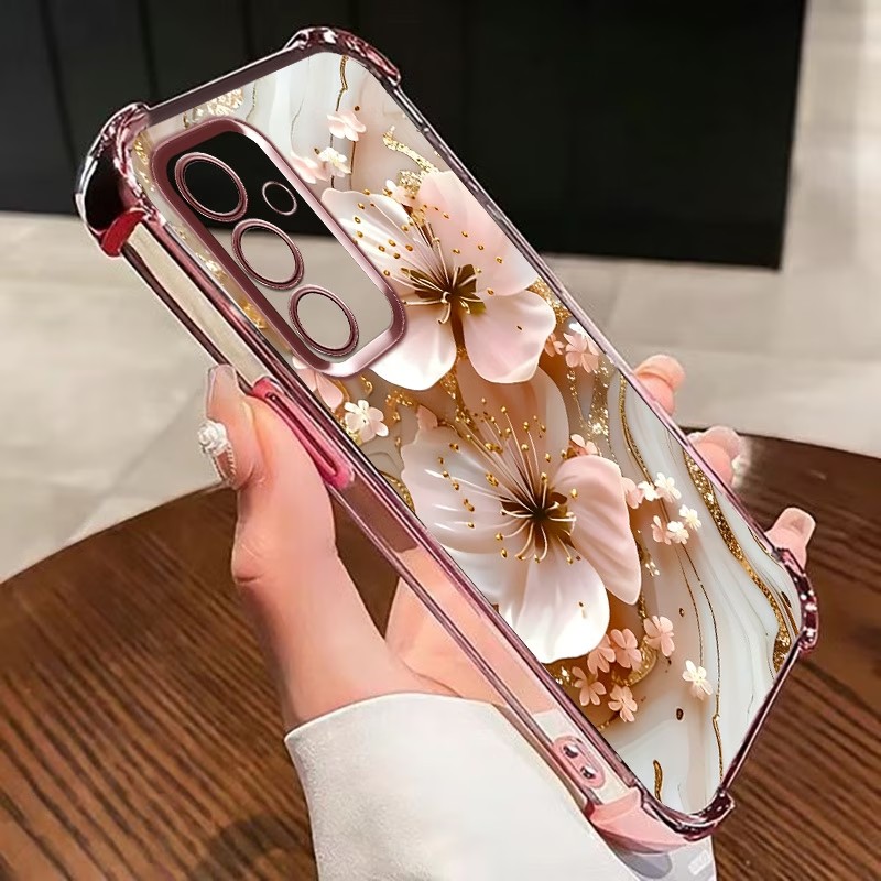 電気メッキフラワークリアスマホケース Samsung Gal - Samsung Galaxy S24 のレビューと価格