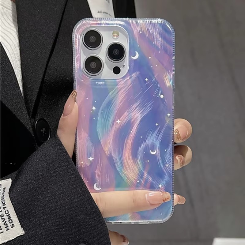 ファッショングリッタースターリーグラデーションフォンケース  - Xiaomi Redmi Note 13 のレビューと価格